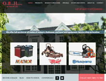 Tablet Screenshot of outbackheatinginc.com